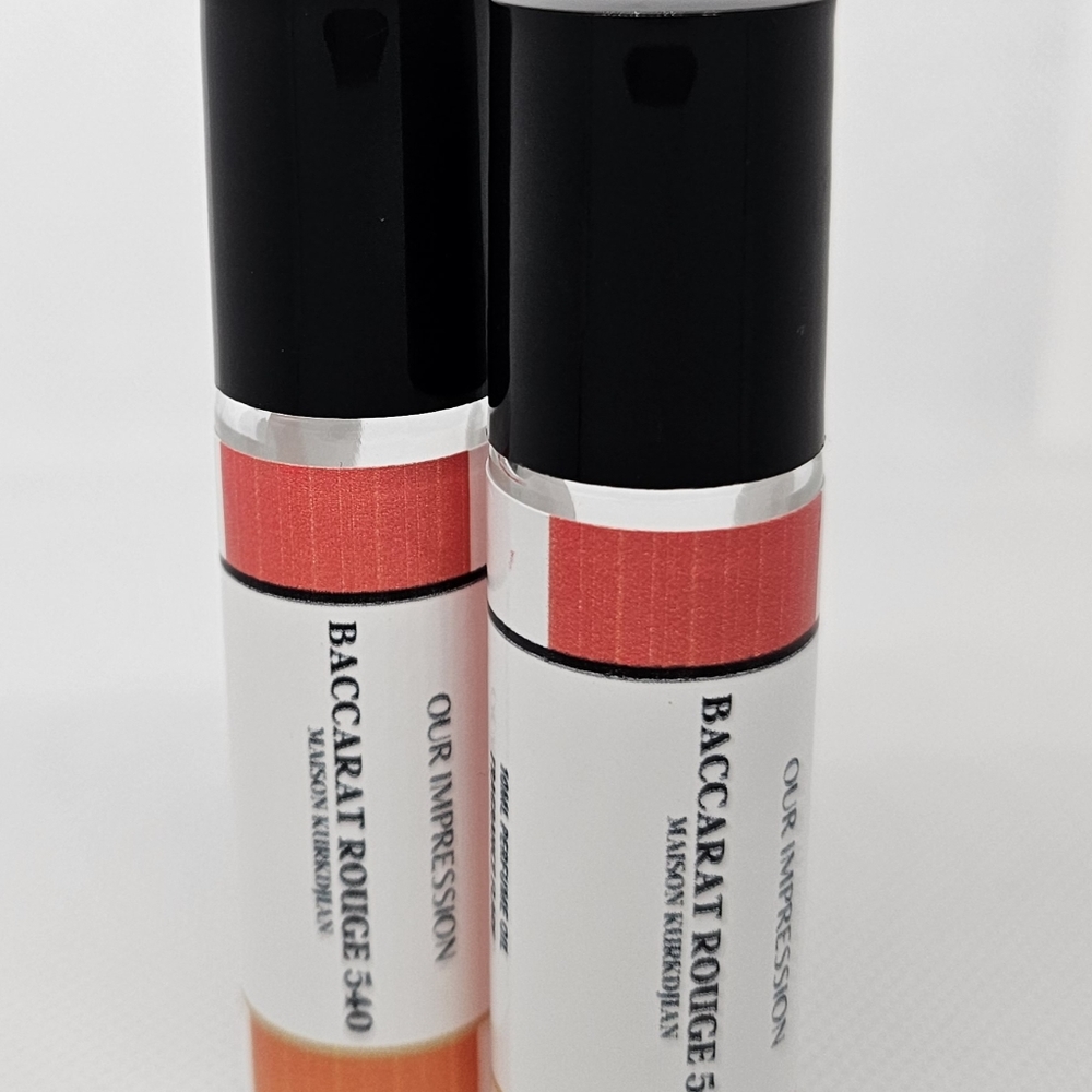 Our impression of Baccarat Rouge 540..MFK .Pure uncut alcohol free Perf Body oil